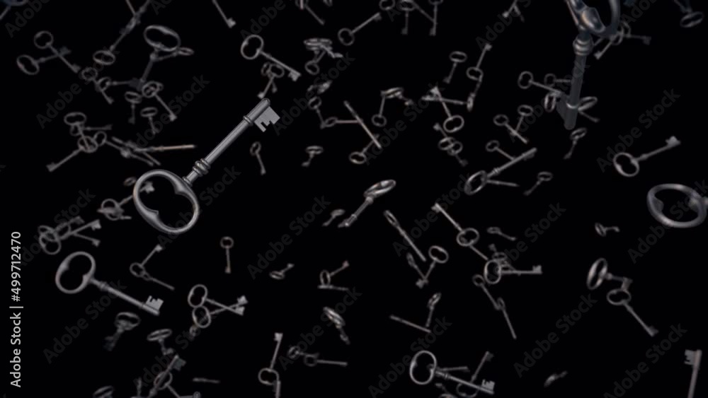 Keys Falling With Alpha Channel Keys Falling With Alpha Channel
