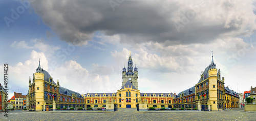 Slika na platnu Town Hall and Belfry in Douai