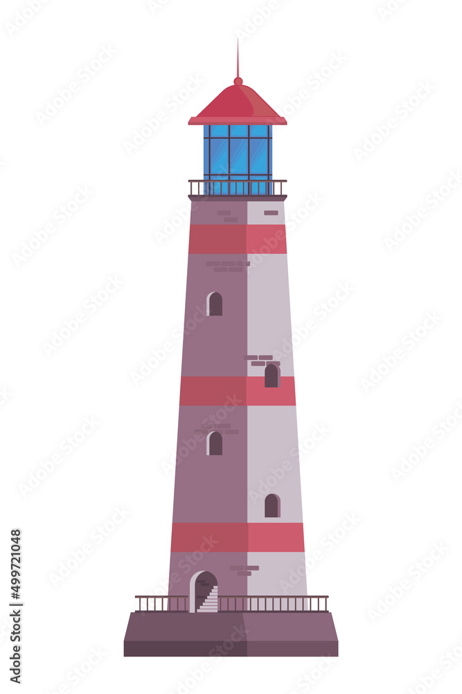 colored lighthouse design