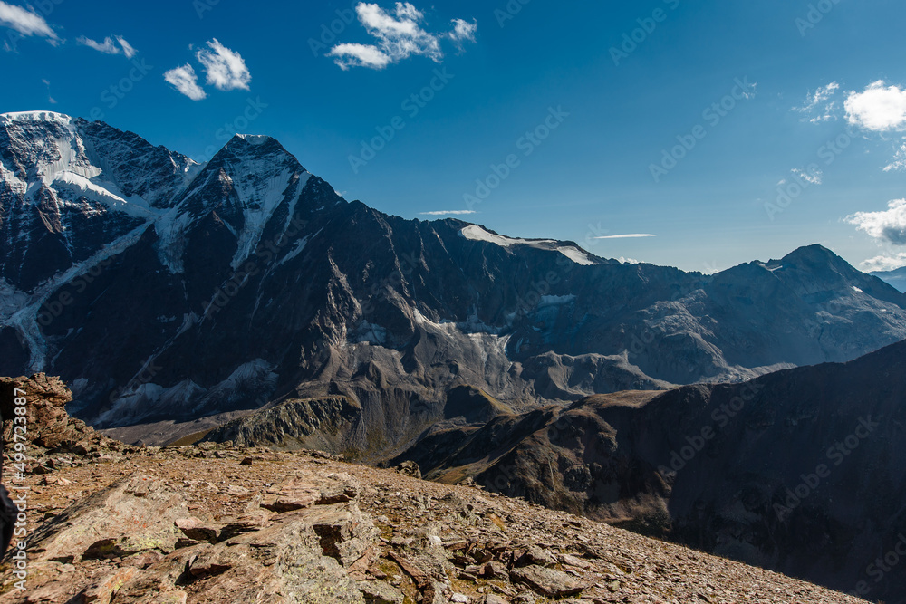 Mountain view panoramic Kabardino Balkaria Caucasus Russia