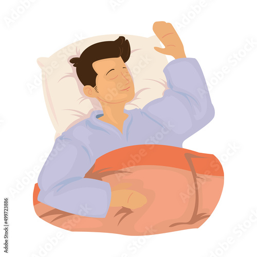asleep man design