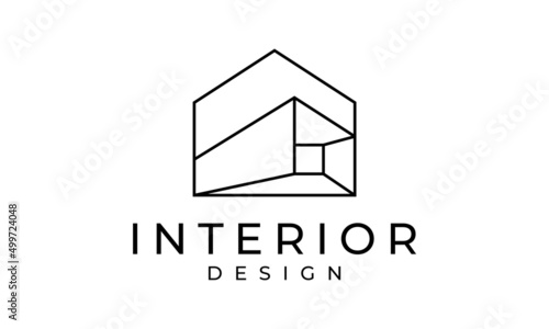 minimalist interior furniture home logo.
perfect for property, real estate, business etc.