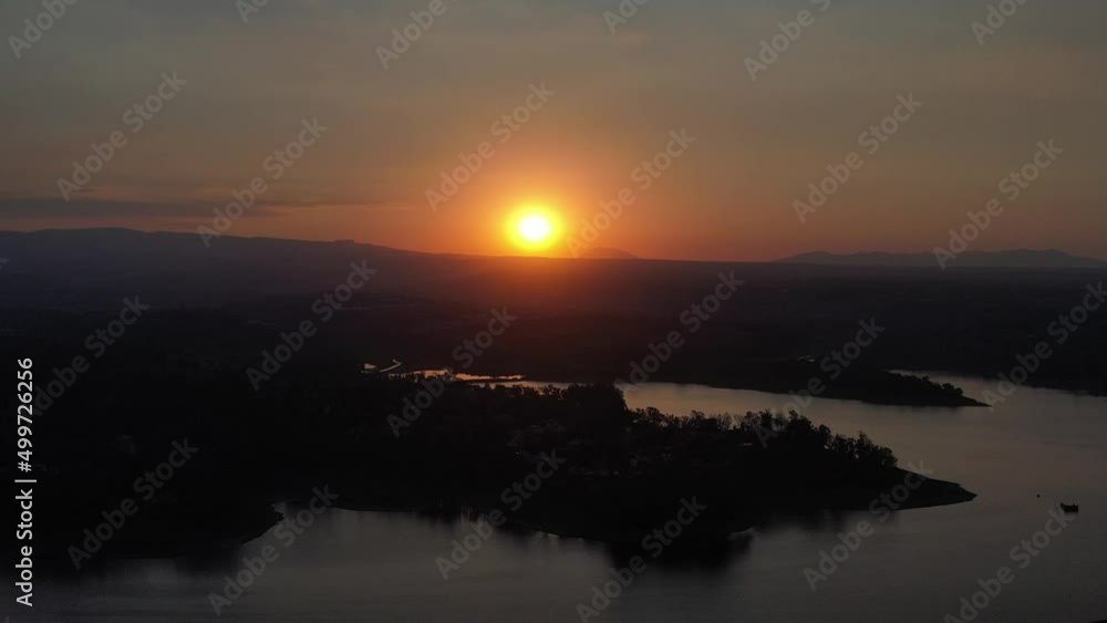 Vista aérea del Lago de Guadalupe, Cuautitlán Izcalli. México Vista aérea del Lago de Guadalupe, Cuautitlán Izcalli. México
