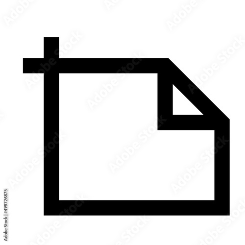 artboard line icon