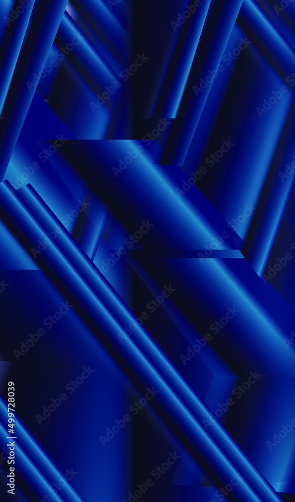 Obraz premium Abstract blue background with lines