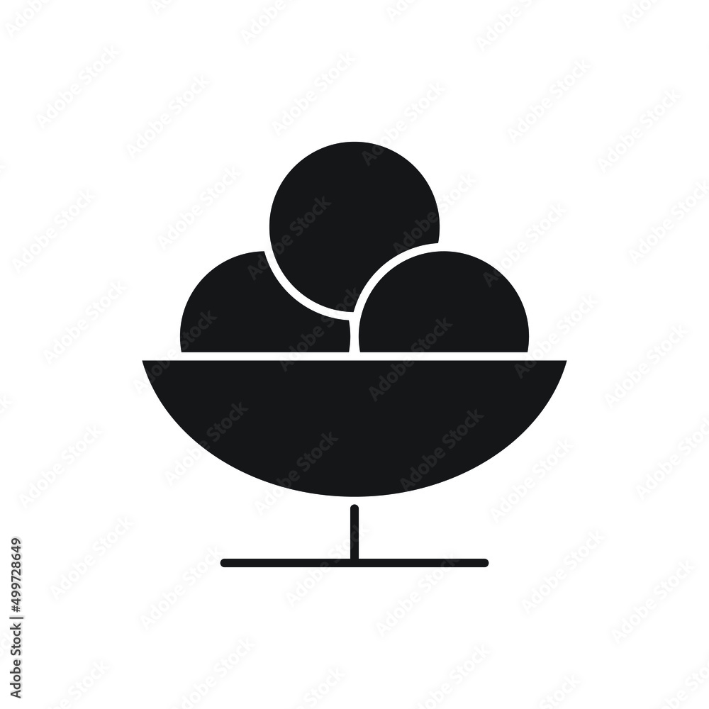 ice cream cup vector silhouette for website symbol icon ice cream cup vector silhouette for website symbol icon