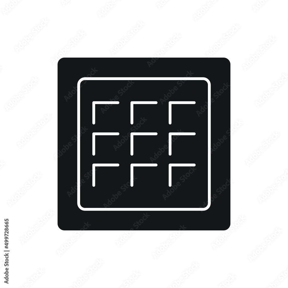 waffle vector silhouette for website symbol icon waffle vector silhouette for website symbol icon