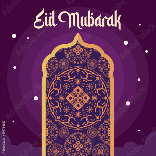 eid mubarak illustration