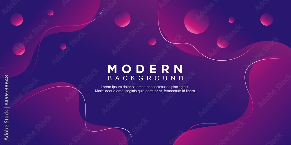 Abstract vector design for banner and background design template with modern color 