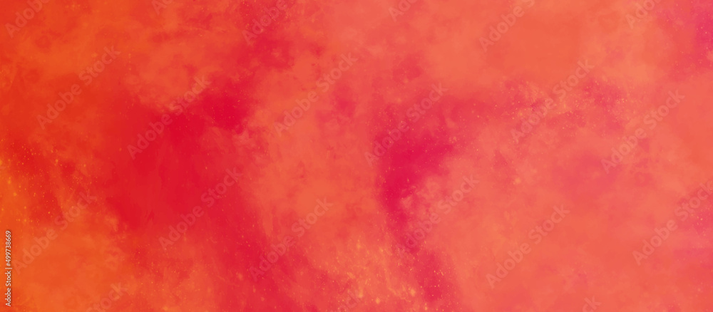 Red orange yellow chalk color on vintage paper background  painting in soft colors on old crumpled paper texture design, elegant abstract watercolor paint. Magenta Paper Texture. watercolor galaxy sky