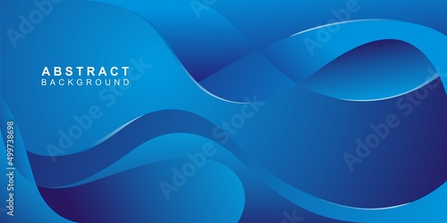Abstract vector design for banner and background design template with blue color concept
