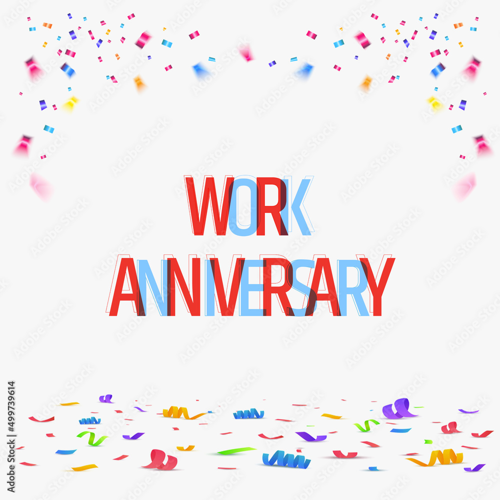 Work Anniversary card greeting Work Anniversary card greeting
