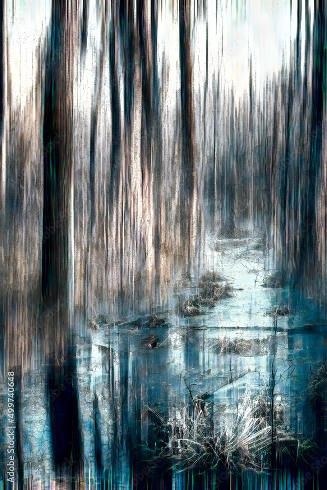 au coeur du marais en hiver au coeur du marais en hiver