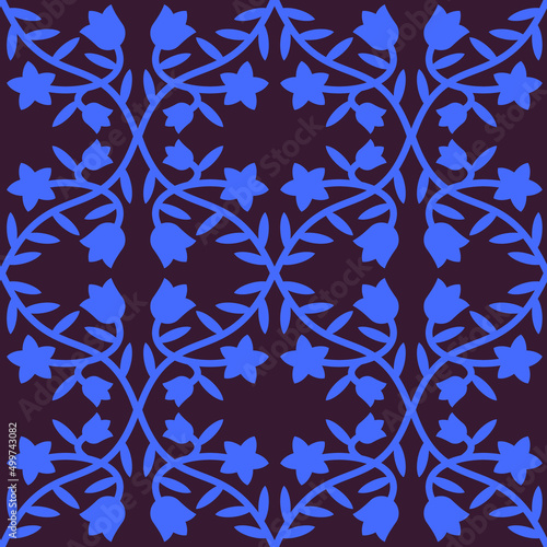 Seamless pattern with Campa...