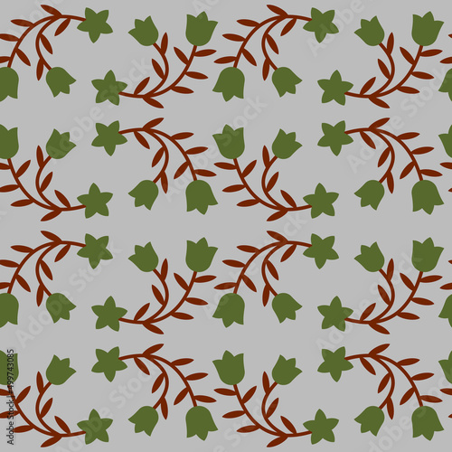 Seamless pattern with Campa...