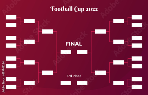 Football and soccer competition background template with burgundy color. Football and soccer competition template vector illustration.