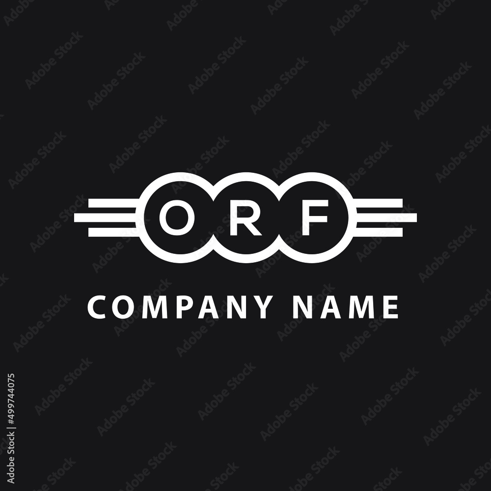 ORF letter logo design on black background. ORF creative initials letter logo concept. ORF letter design. ORF letter logo design on black background. ORF creative initials letter logo concept. ORF letter design.
