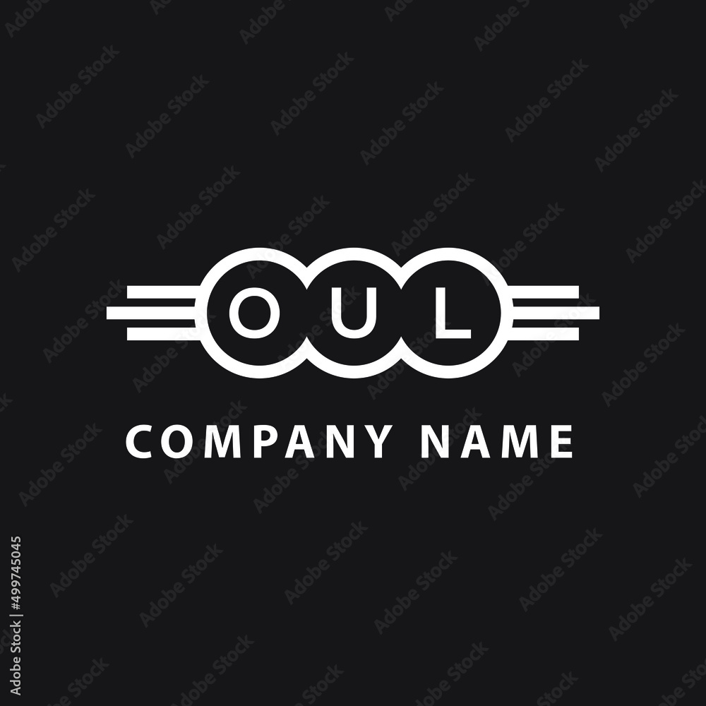 OUL letter logo design on black background. OUL creative initials letter logo concept. OUL letter design.
OUL letter logo design on black background. OUL creative initials letter logo concept. OUL letter design.