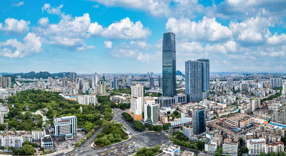 Urban scenery of Liuzhou, Guangxi, China