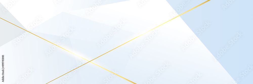 Abstract luxury light blue white and gold banner background. Vector abstract graphic design banner pattern background illustration template. Abstract luxury light blue white and gold banner background. Vector abstract graphic design banner pattern background illustration template.