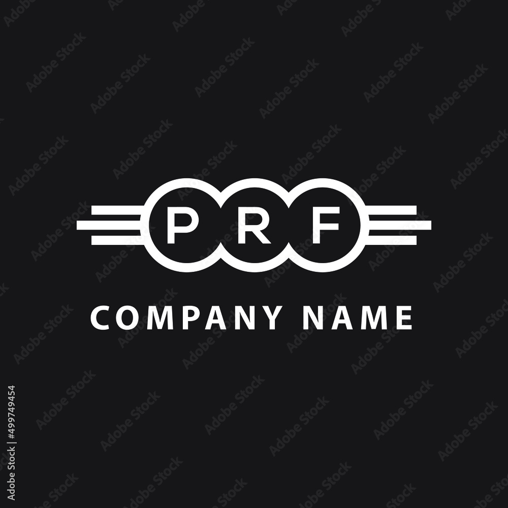 PRF letter logo design on black background. PRF creative initials letter logo concept. PRF letter design. PRF letter logo design on black background. PRF creative initials letter logo concept. PRF letter design.