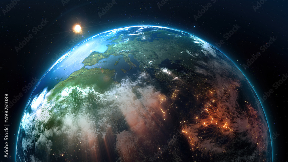 Obraz premium earth in space