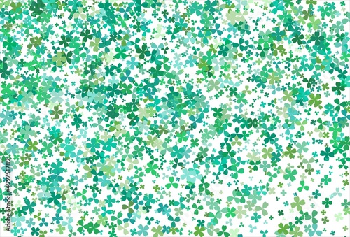 Clover background. Clover leaf, St. Patrick day background