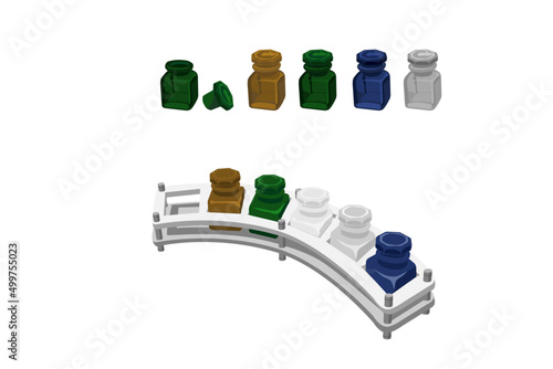 歯科医院の薬瓶