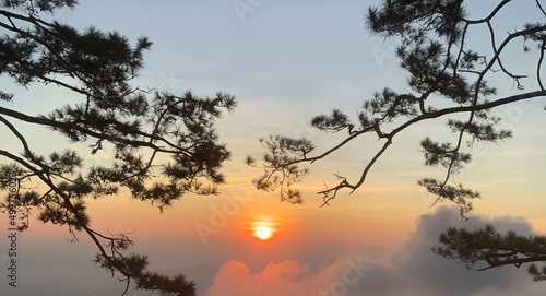 sunset at phukradung © Phuthinan
