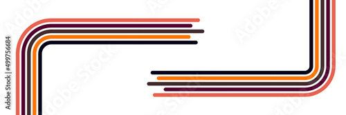 retro vintage 70s style stripes background poster lines. shapes vector design graphic 1970s retro background. abstract stylish 70s era line. vector illustration