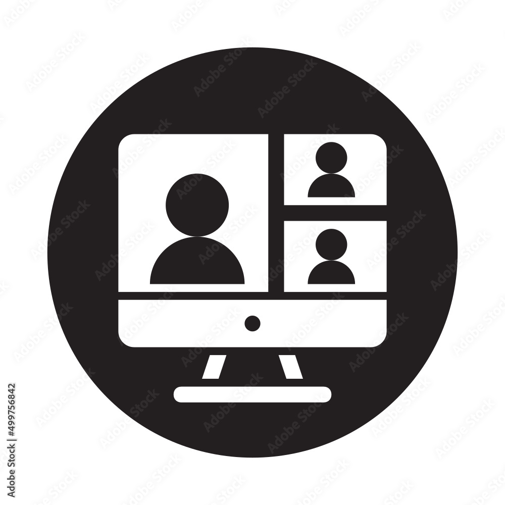 Video Conference , Home Office gradient icon. Video Conference , Home Office gradient icon.