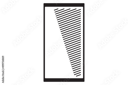 Mobile phone vector icon. Smartphone comunication symbol. Call web design.