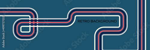 retro vintage 70s style stripes background poster lines. shapes vector design graphic 1970s retro background. abstract stylish 70s era line. vector illustration