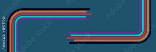 retro vintage 70s style stripes background poster lines. shapes vector design graphic 1970s retro background. abstract stylish 70s era line. vector illustration