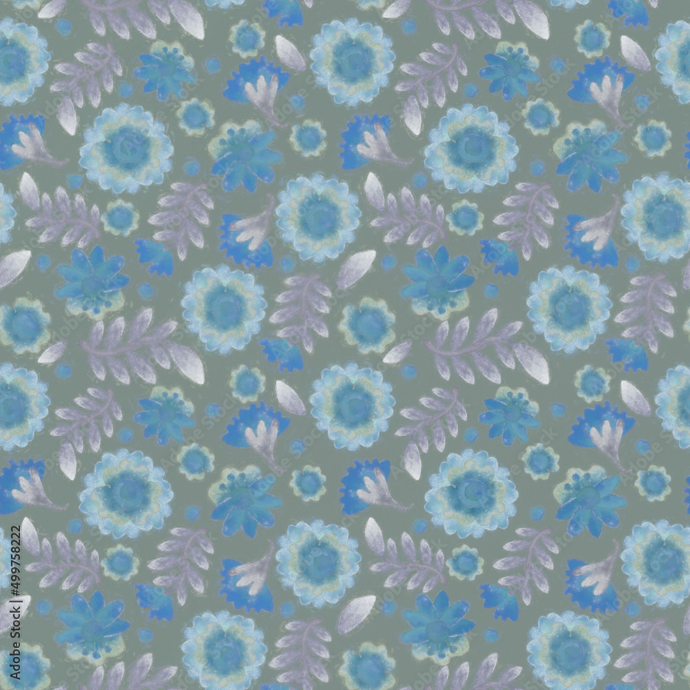 Retro background with floral ornament. Raster illustration for postcard, wrapper, packaging or scrapbooking design. Retro background with floral ornament. Raster illustration for postcard, wrapper, packaging or scrapbooking design.