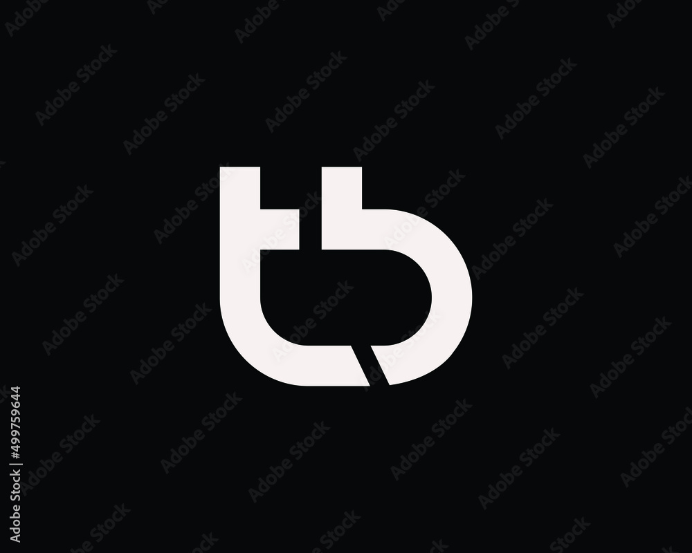 Minimal Initial Letter TB Vector Logo Design , Simple Monogram TB Icon Minimal Initial Letter TB Vector Logo Design , Simple Monogram TB Icon