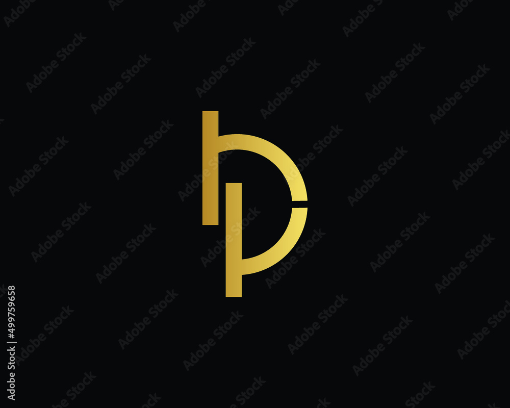 Minimal Initial Letter HP BP Vector Logo Design , Simple Monogram HP BP Icon Minimal Initial Letter HP BP Vector Logo Design , Simple Monogram HP BP Icon