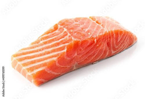 fresh raw salmon filet