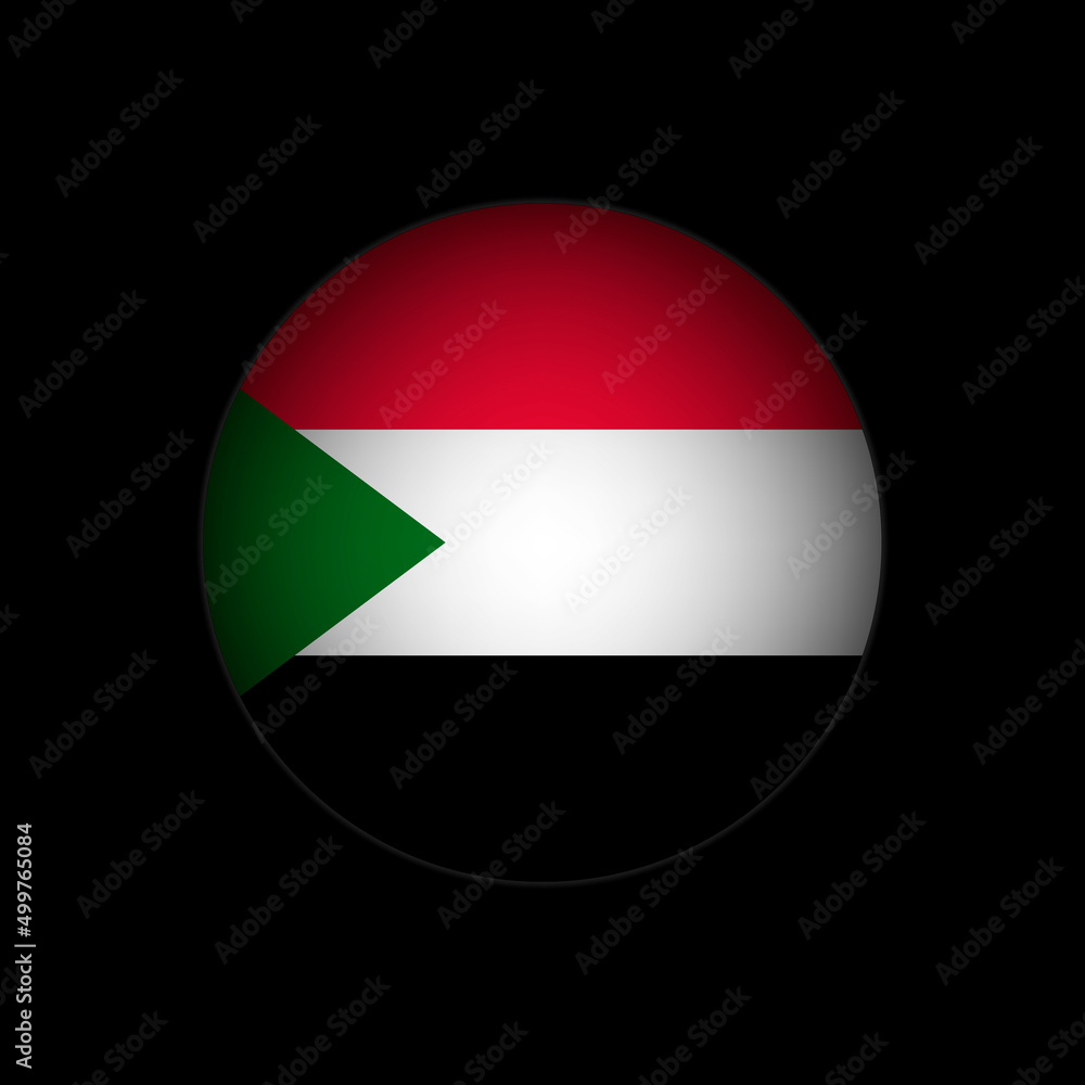 Country Sudan. Sudan flag. Vector illustration. Country Sudan. Sudan flag. Vector illustration.