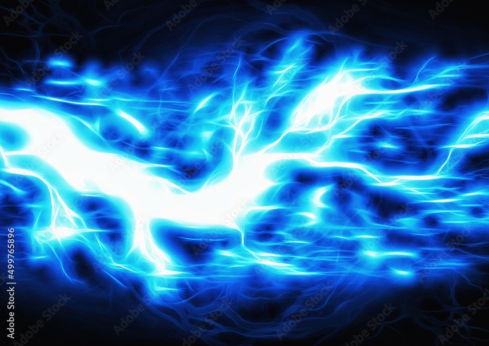 青い稲妻のイラスト Stock Illustration Adobe Stock 青い稲妻のイラスト Stock Illustration Adobe Stock