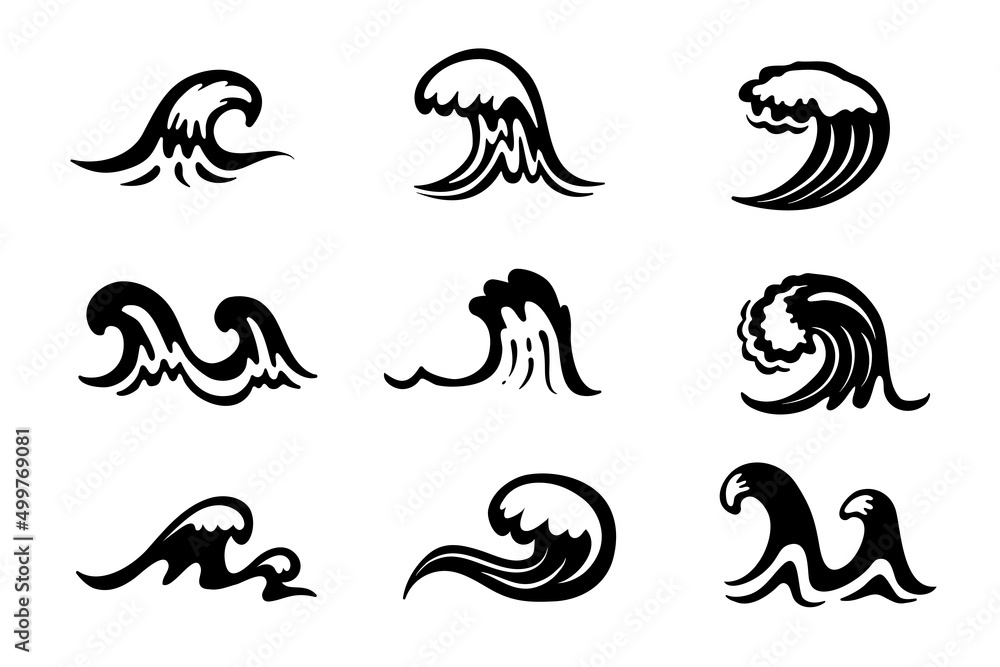 Ocean graphics with high waves Summer vacation ideas Ocean graphics with high waves Summer vacation ideas