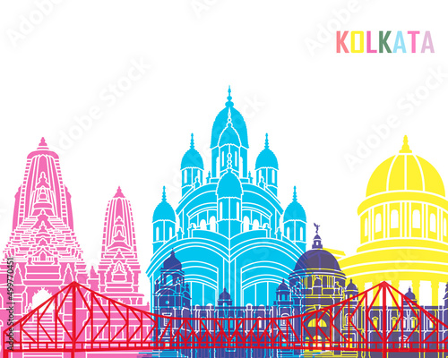 Kolkata skyline pop
