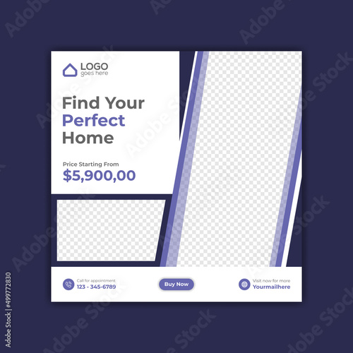 Real Estate Social Media Post & Web banner