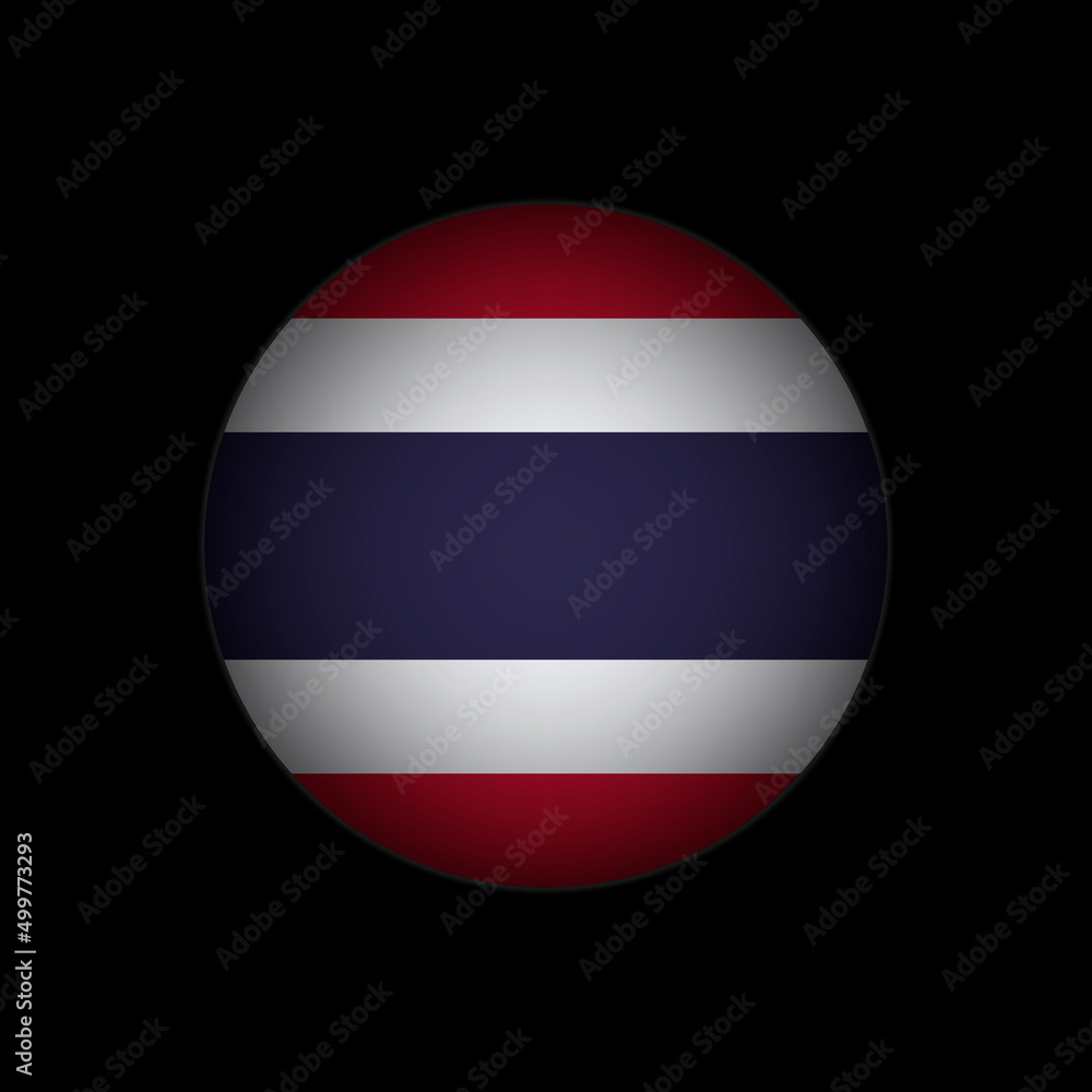 Country Thailand. Thailand flag. Vector illustration. Country Thailand. Thailand flag. Vector illustration.