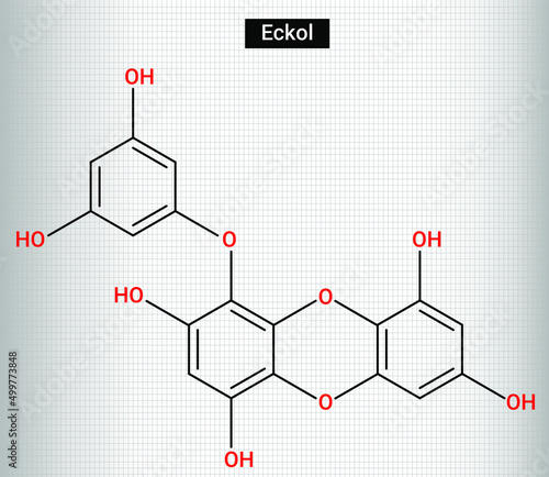 Eckol is a phlorotannin isolated from brown algae in the family Lessoniaceae