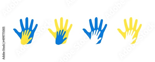 War in Ukraine. Russia attacked Ukraine. Stop war. vector