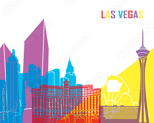 Las Vegas skyline pop