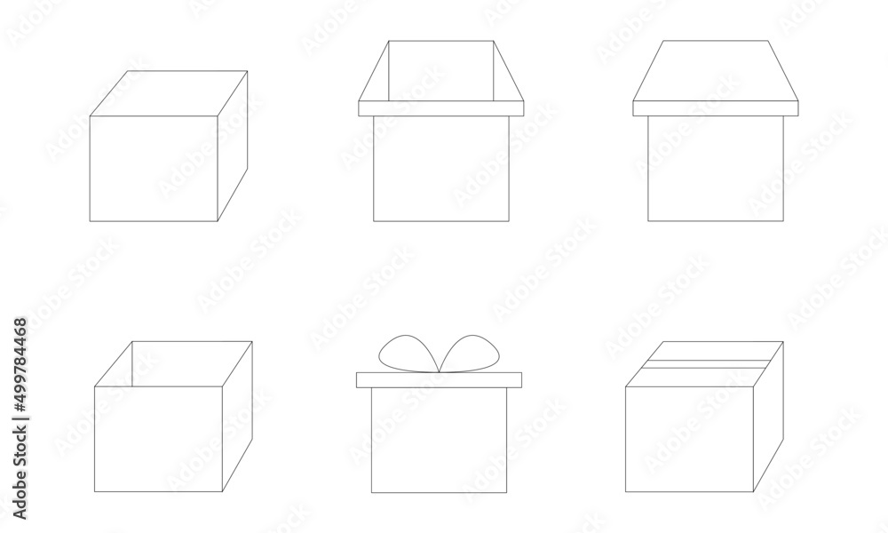 Box set icon, isolated box set sign icon, vector illustration. Box set icon, isolated box set sign icon, vector illustration.