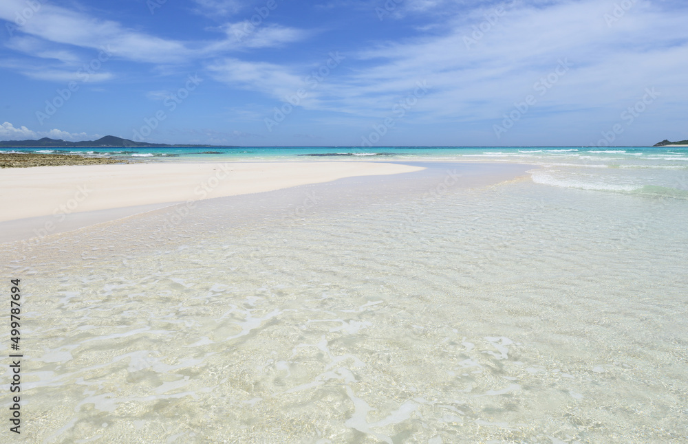 Obraz premium 沖縄の美しい海の風景