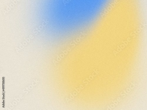 Ukrainian flag. Support Ukraine concept. Grainy gradient texture. Abstract background. Blue and yellow colors.